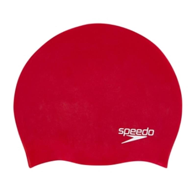 Otroška plavalna kapa JUNIOR SILICONE CAP RED