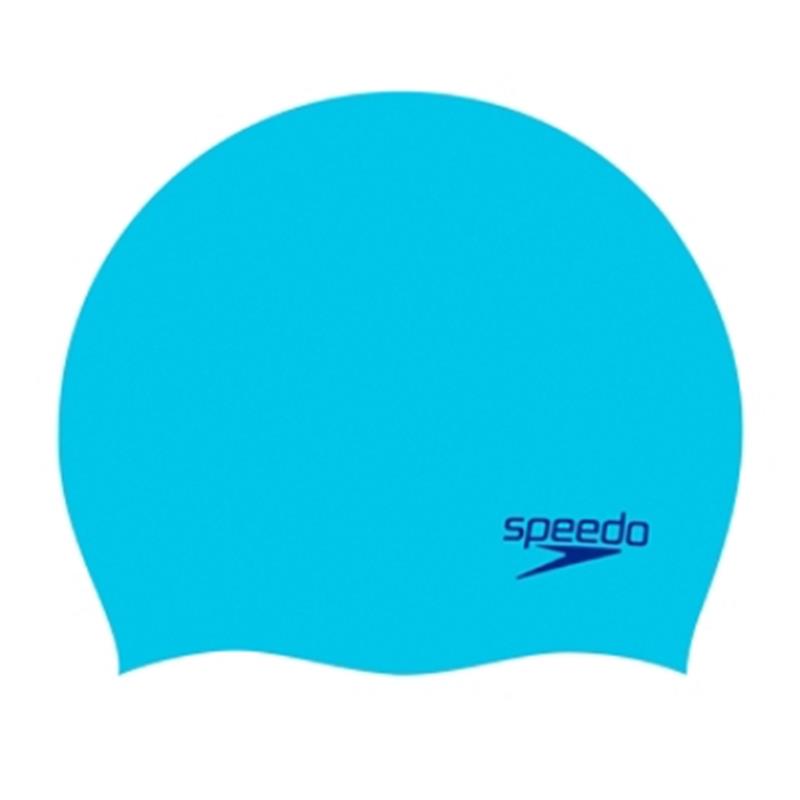 Otroška plavalna kapa MOULDED SILC CAP JU BLUE/BLUE