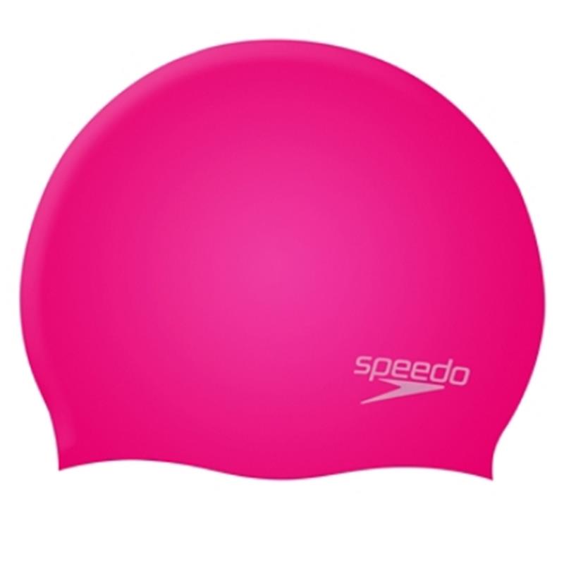 Otroška plavalna kapa JUNIOR SILICONE CAP PINK/PINK