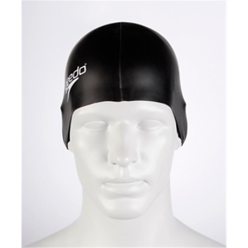 Plavalna kapa FLAT SILICONE CAP AU BLACK