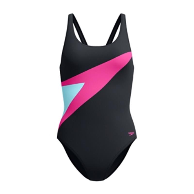 Ženske kopalke HYPERBOOM BUTTERFLY BACK ONE PIECE BLACK/PINK