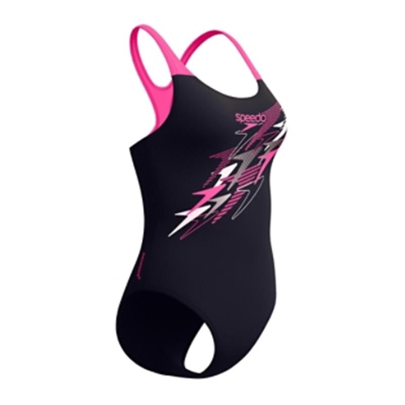 Ženske kopalke MEDLEY LOGO MEDALIST ONE PIECE BLACK/PINK