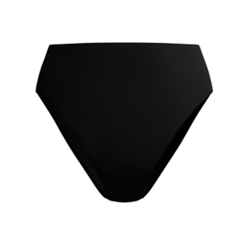 Ženske spodnji del kopalk SLD CHEEKY HIGH WAIST BOTTOM BLACK