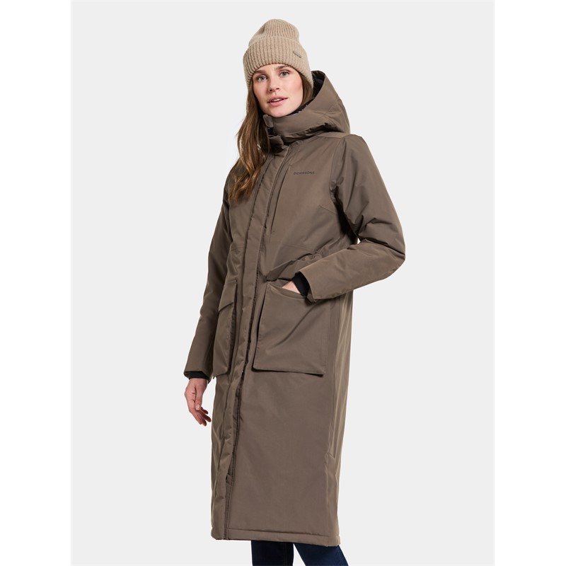 Ženska jakna LEYA WNS PARKA L 4 Mocha Brown