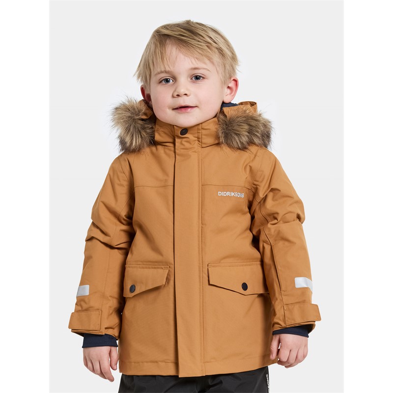 Otroška jakna BJÄRVEN KIDS PARKA 4 Brown