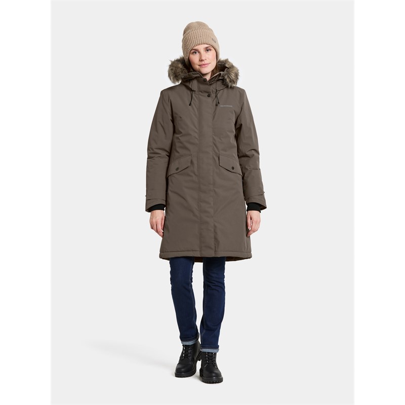 Ženska jakna ERIKA WNS PARKA 3 Brown