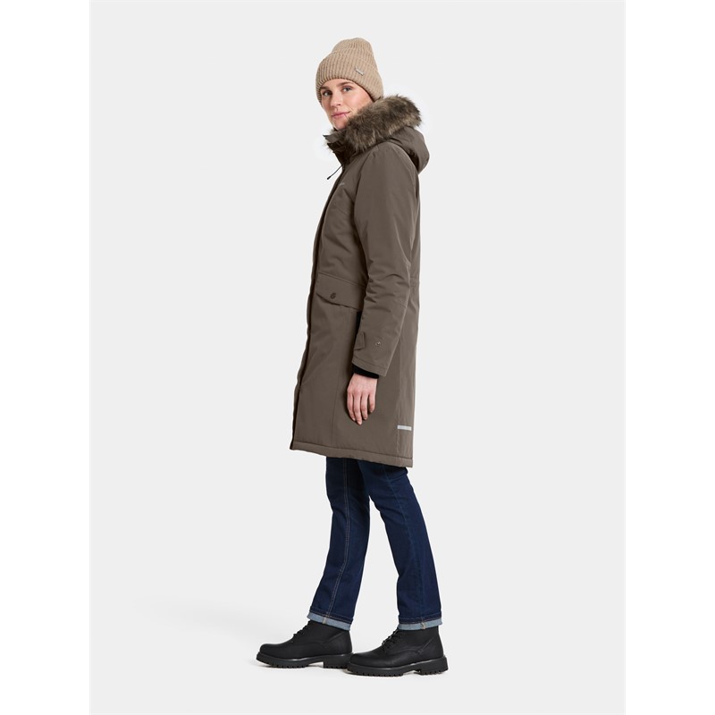Ženska jakna ERIKA WNS PARKA 3 Brown