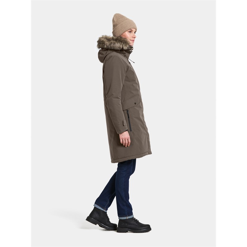 Ženska jakna ERIKA WNS PARKA 3 Brown