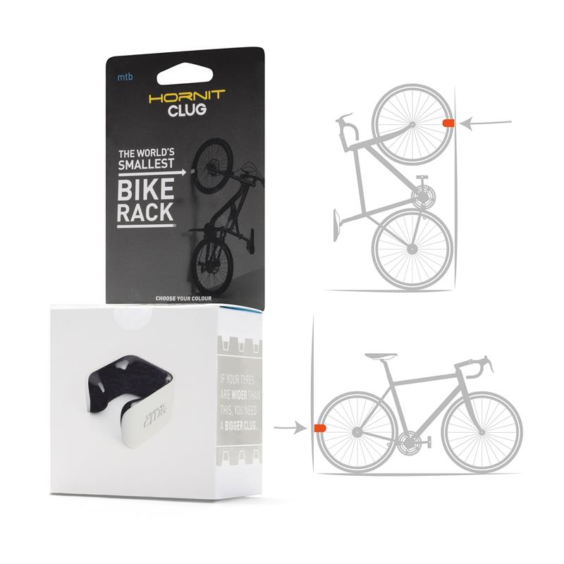 Držač za bicikl CLUG Roadie White/Black