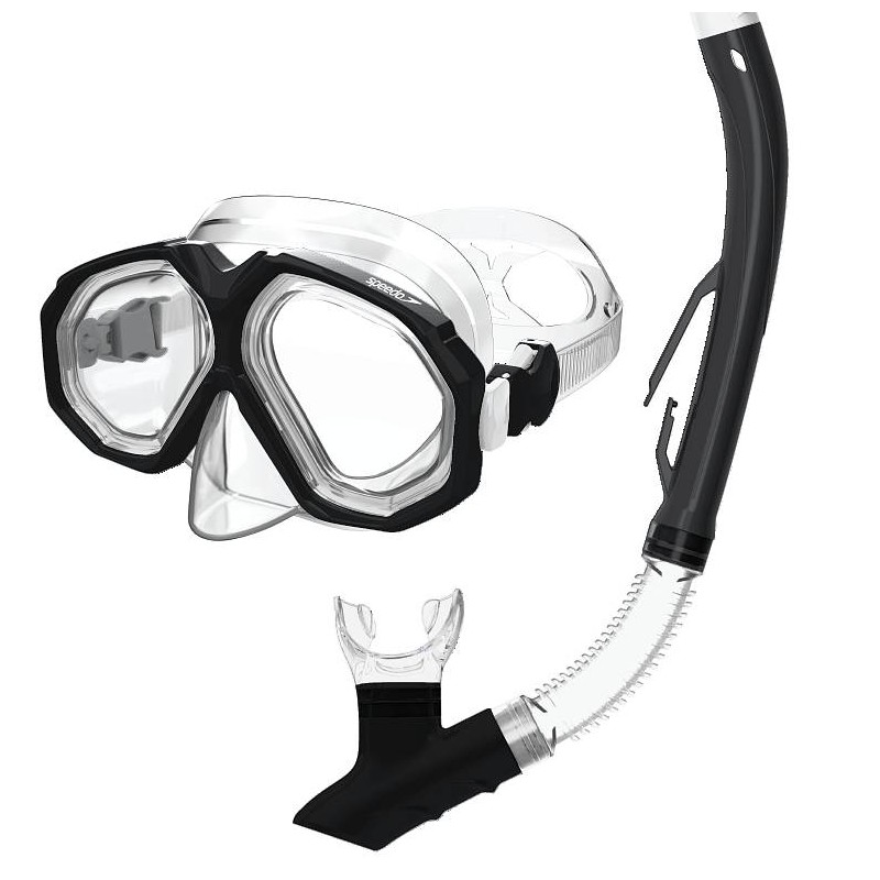Set za ronjenje LEISURE AD DUAL LENS AND SNORKEL COMBO BL