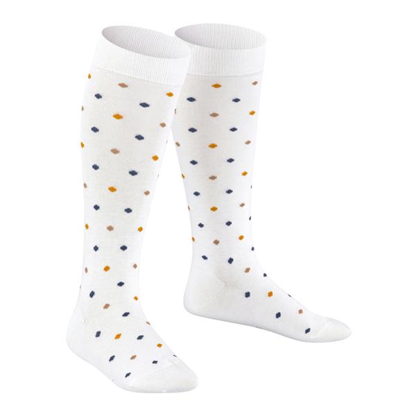 Dječje čarape FALKE Multidot KH off-white