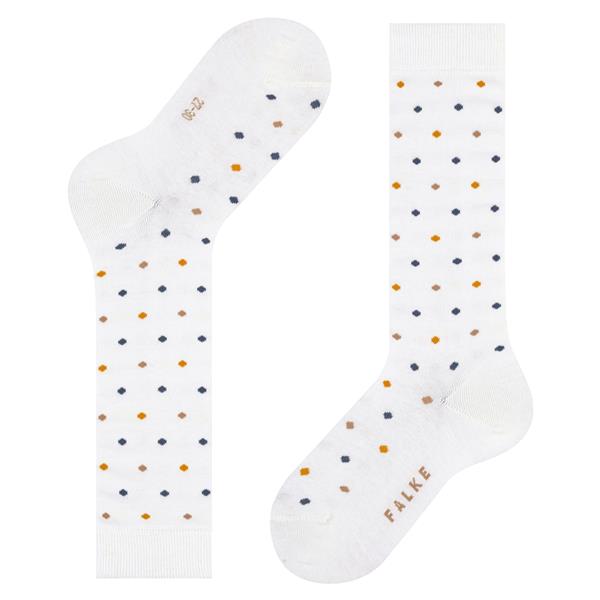 Dječje čarape FALKE Multidot KH off-white