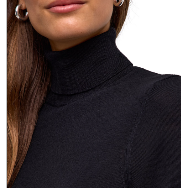 Ženski pulover FAV Merino X-Fine Roll Neck w black