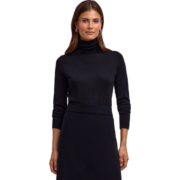 Ženski pulover FAV Merino X-Fine Roll Neck w black
