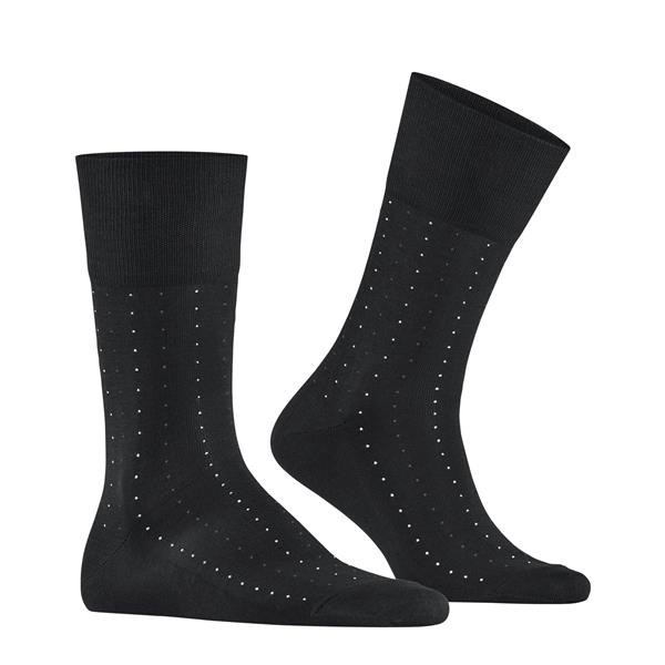 Nogavice FALKE Tiago Dotted Line SO black