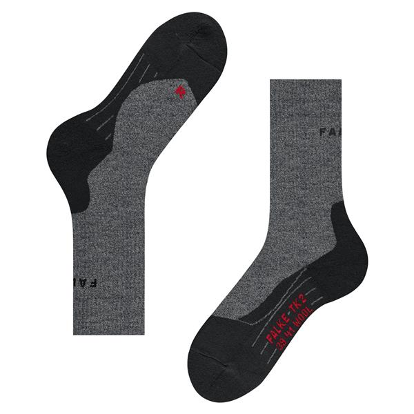 Nogavice FALKE TK2 Explore Wool Men Trekking Socks black