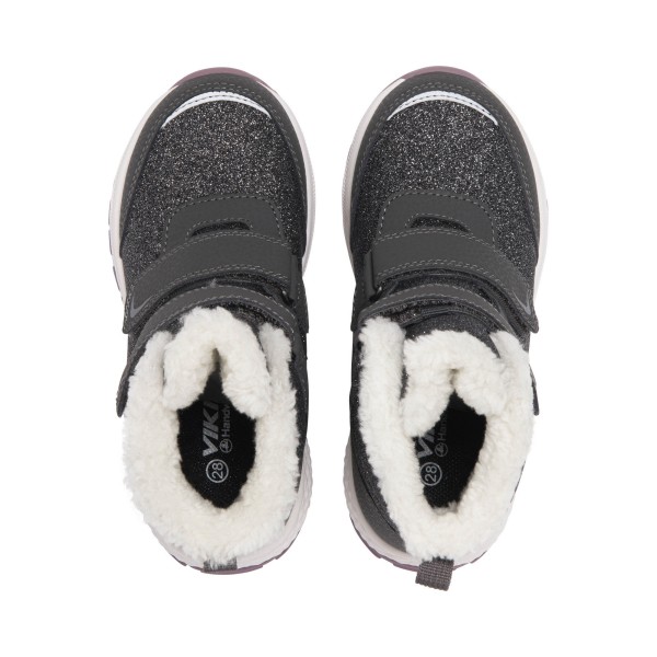 Otroški čevlji Equip Glitter Warm WP 2V Charcoal/Dusty Pink