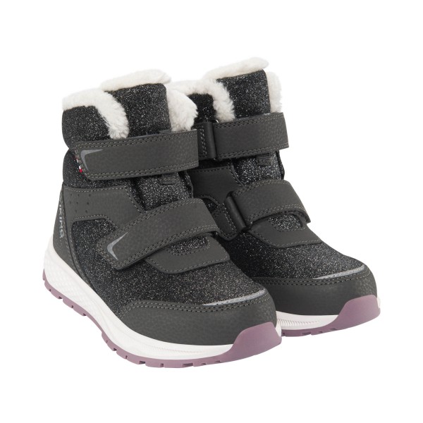 Otroški čevlji Equip Glitter Warm WP 2V Charcoal/Dusty Pink