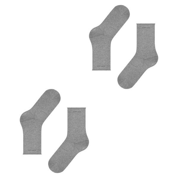 Ženske čarape Esprit Basic Pure 2-Pack Women SO light grey
