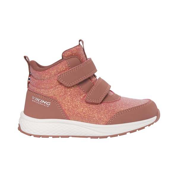 Otroški čevlji Bouncy Glitter Mid WP 2V Pink