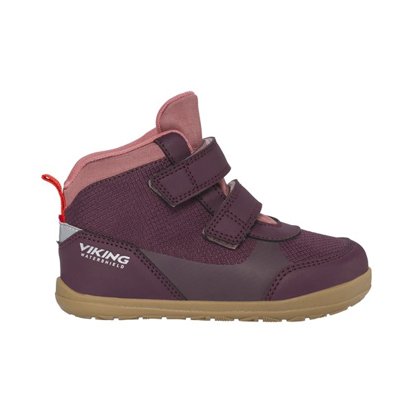 Otroški čevlji Aspen Barefoot Mid WP 2V Plum