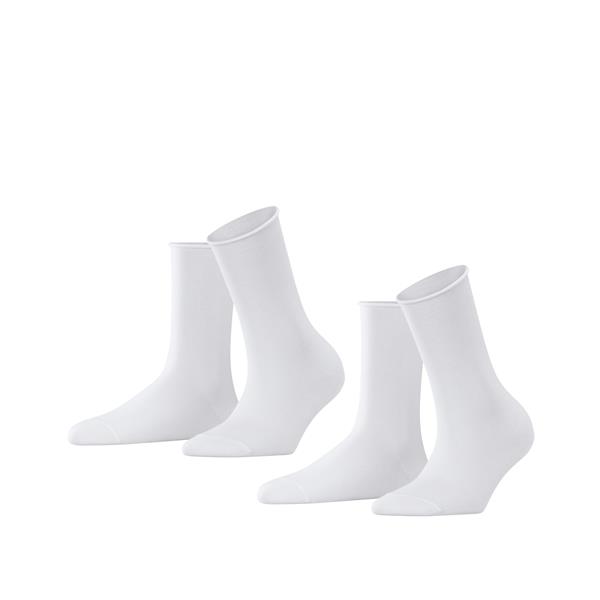 Nogavice FALKE Happy 2-Pack Women Socks white