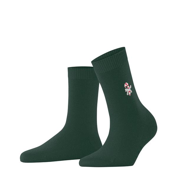 Nogavice FALKE Cosy Wool Candy Cane Women Socks hunter green