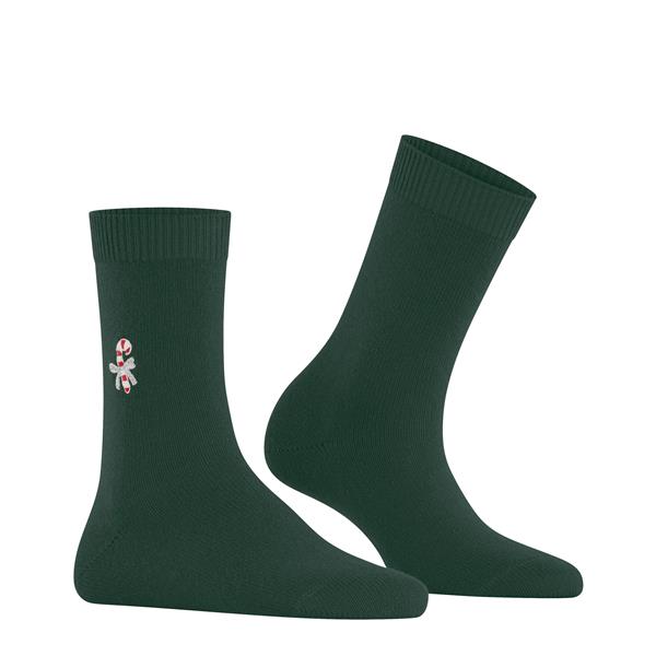 Nogavice FALKE Cosy Wool Candy Cane Women Socks hunter green