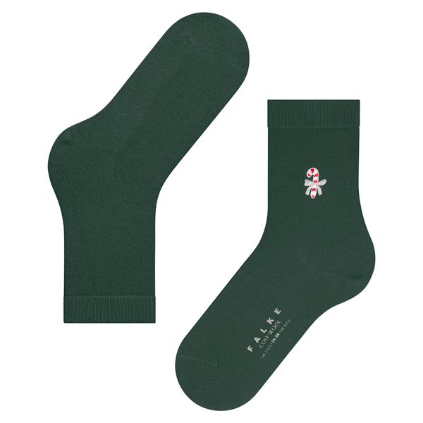 Nogavice FALKE Cosy Wool Candy Cane Women Socks hunter green