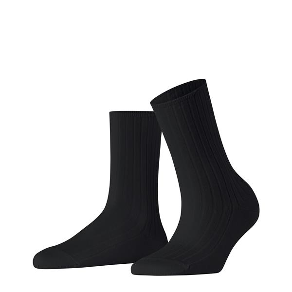 Nogavice FALKE Cotton Rib Women Socks black
