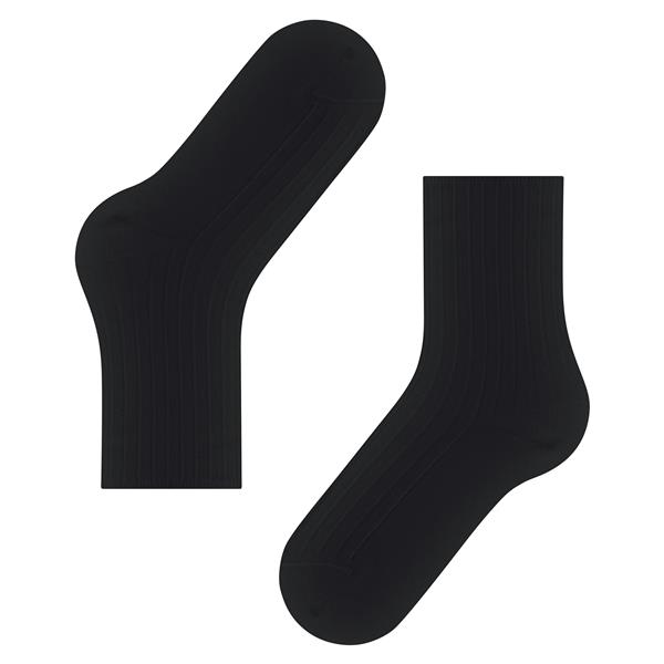 Nogavice FALKE Cotton Rib Women Socks black