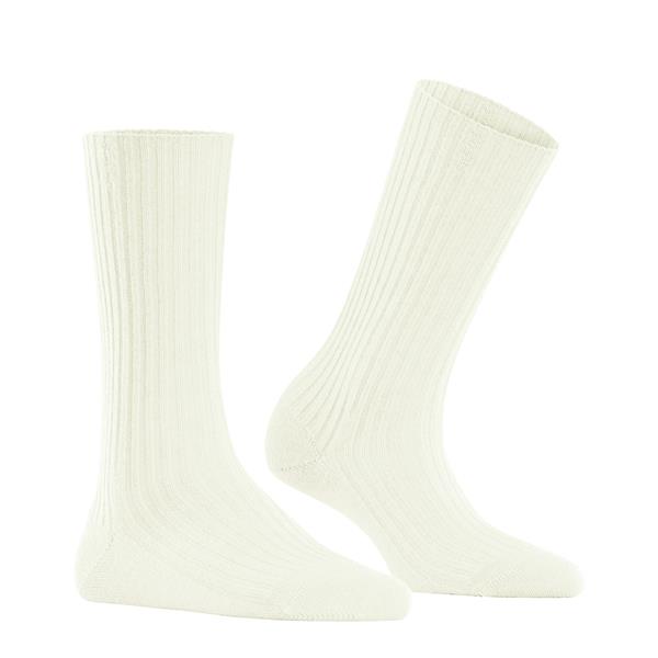 Nogavice FALKE Cosy Wool Boot Women Boot Socks off-white