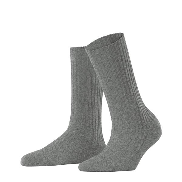 Nogavice FALKE Cosy Wool Boot Women Boot Socks light greymel