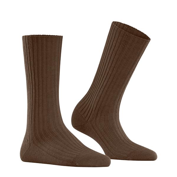 Nogavice FALKE Cosy Wool Boot Women Boot Socks cappucino