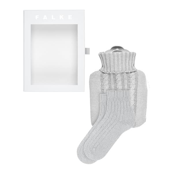Ženske čarape FALKE Cosy Moment Set SO silver