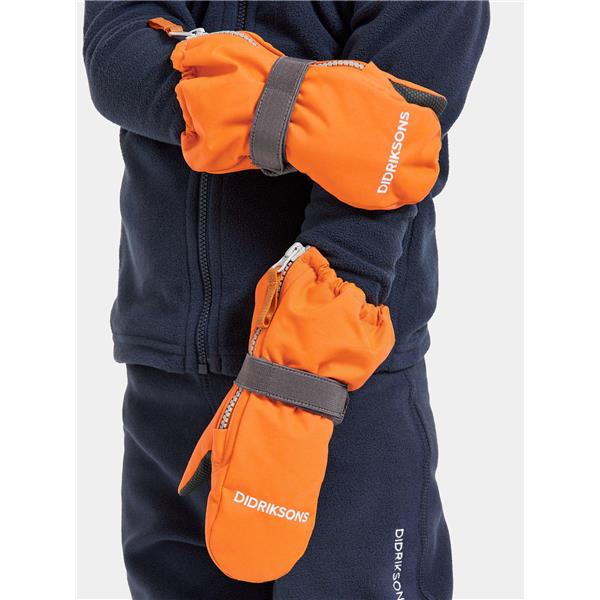 Dječje rukavice BIGGLES ZIP MITTEN 7 Orange Jam