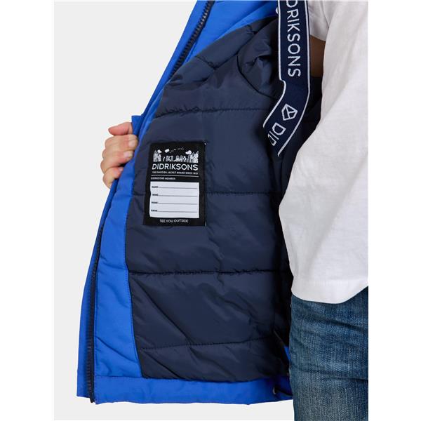 Dječja jakna BJÄRVEN KIDS PARKA 3 Karipska plava