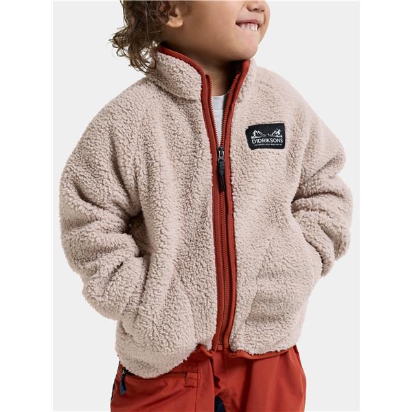 Otroška jopa GIBBS KIDS FULLZIP 2 Beach Beige/Rust