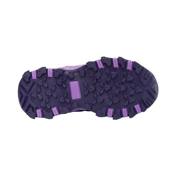 Otroški čevlji Track Mid WP 2V Aubergine/Lilac