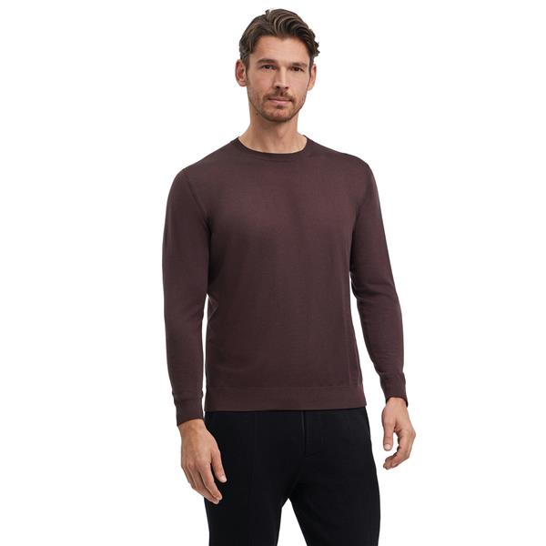 Moški pulover FALKE Premium Merino Wool Pullover dark choco