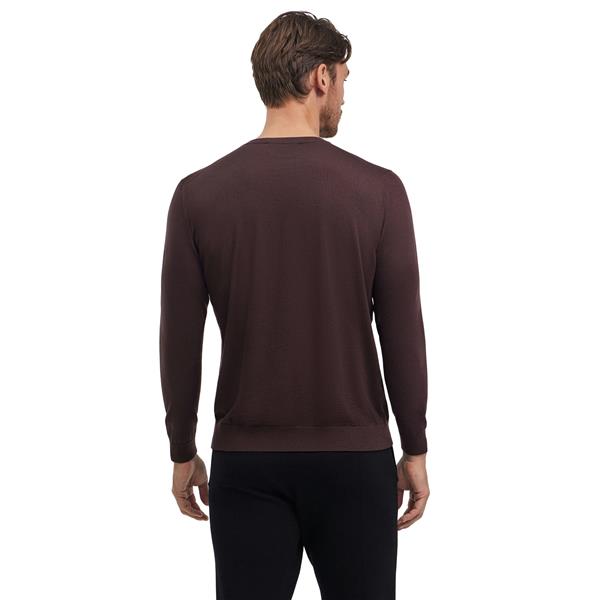 Moški pulover FALKE Premium Merino Wool Pullover dark choco