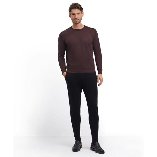 Moški pulover FALKE Premium Merino Wool Pullover dark choco
