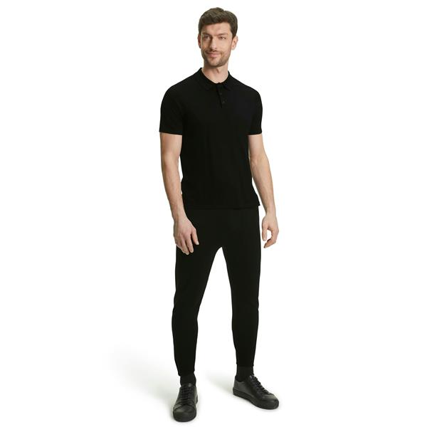 Moška polo majica FALKE Premium Merino Wool Polo Shirt black