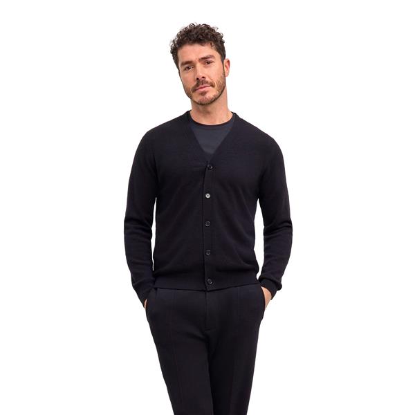Moška jopa FALKE Pure Cashmere Cardigan black