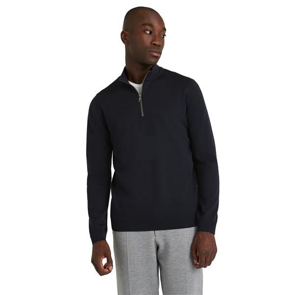 Muški pulover FAV Merino X-Fine Half-Zip m noćno plavetnilo
