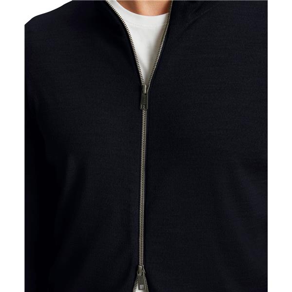 Muški pulover FAV Merino X-Fine Zip Jacket m noćno plavetnilo
