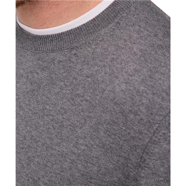 Moški pulover FALKE Pure Cotton Pullover light greymel.