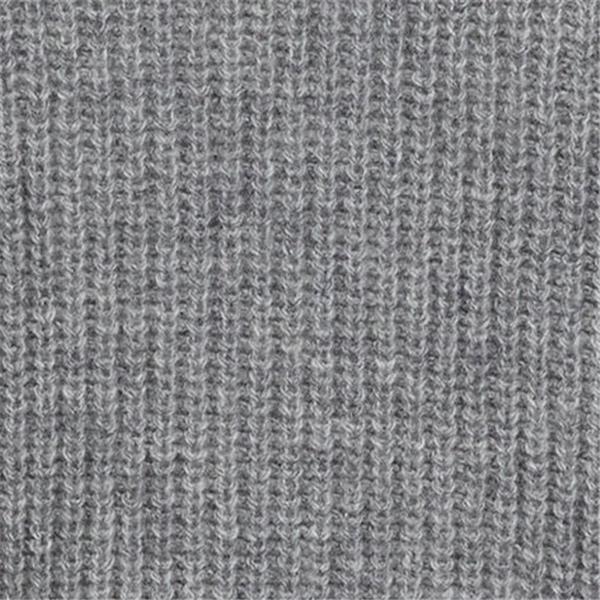 Ženski pulover SEL Ribbed Lambswool Mock Neck w Moškagrey me