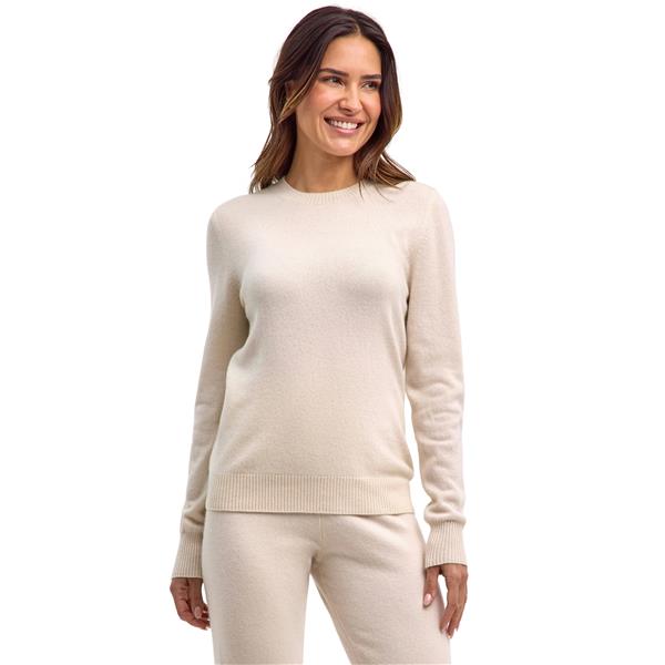 Ženski pulover FALKE Pure Cashmere Pullover off-white