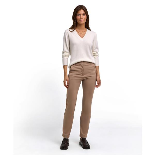 Ženski pulover FALKE Pure Cashmere Pullover off-white